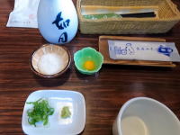 如月　きさらぎ　出石　そば　蕎麦　兵庫県　豊岡市　皿そば　薬味