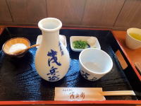 出石　皿そば　蕎麦　茂兵衛　薬味　兵庫県　豊岡市